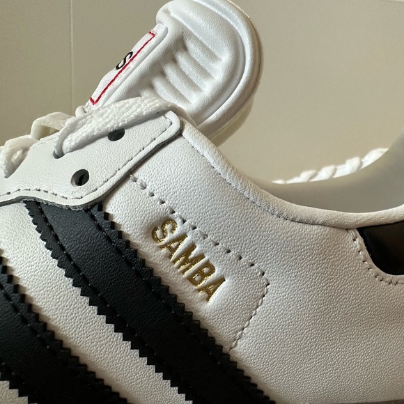 NEW Adidas Samba OG Black/White Shoes Size 7 - Picture 8 of 12